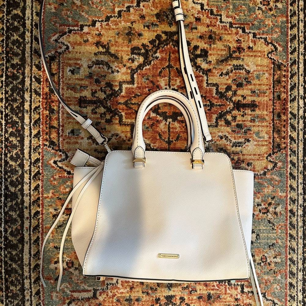Rebecca Minkoff Cream Avery Tote Bag